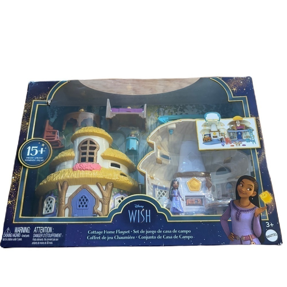 Disney Wish Cottage Home Playset NEW Action Figure Toy Travel Take Along